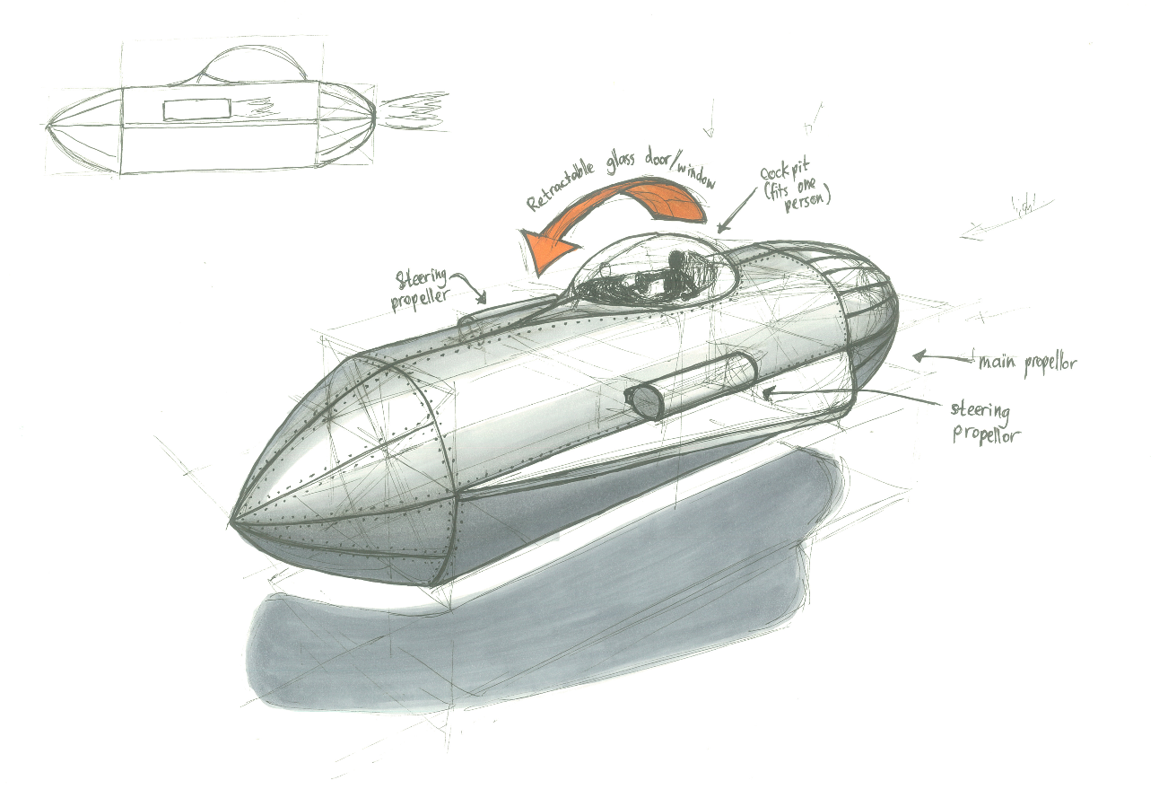 Spaceship Sketch